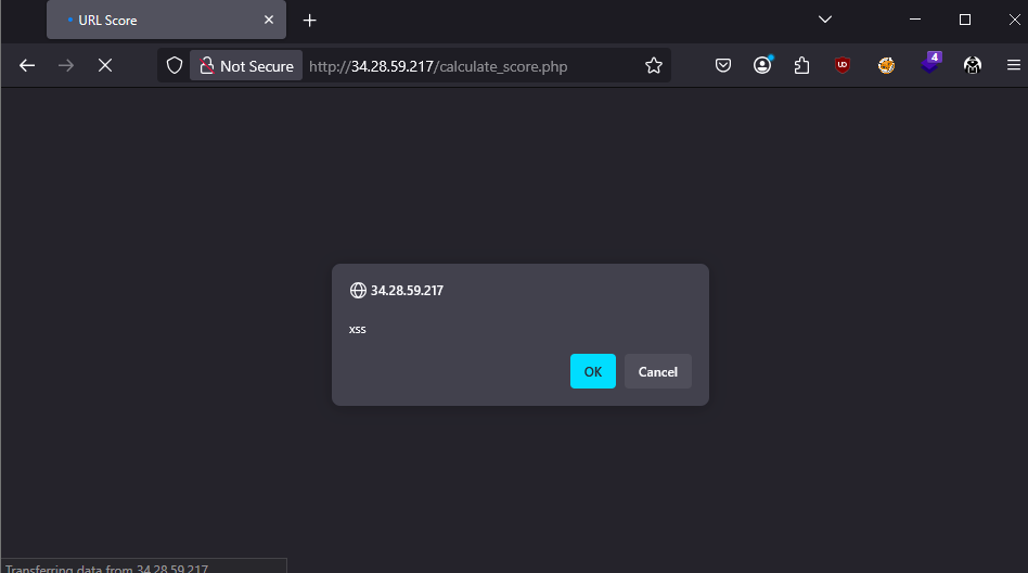Reflected input in calculate_score.php
